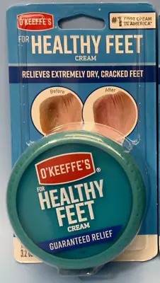 O'Keeffe's Healthy Foot Cream 3.2 Oz Jar For Dry Feet - Ships Today • $12.98