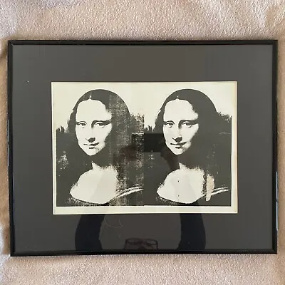 ANDY WARHOL Foundation Double Mona Lisa LITHOGRAPH Art Print Poster Framed • $87.84