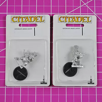 $59.95 • Buy Warhammer 40K Vostroyan W Grenade Launcher (x2) Metal OOP Citadel Imperial Guard