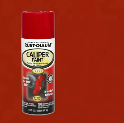 Caliper Paint High Temp Coat Spray Can Red Brake Gloss Drum Rotor - 251591 12oz • $15.63