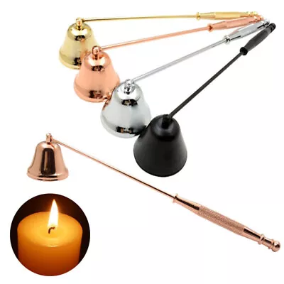 Stainless Steel Candle Snuffer Extinguisher Anti-Slip Safe Wick SnufLi • £2.38