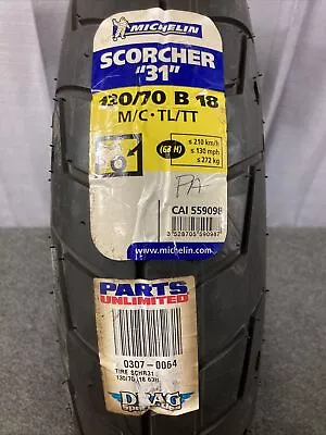 New Michelin Scorcher  31  130/70 B 18 63h Front Motorcycle Tire Cai559098 • $223.44