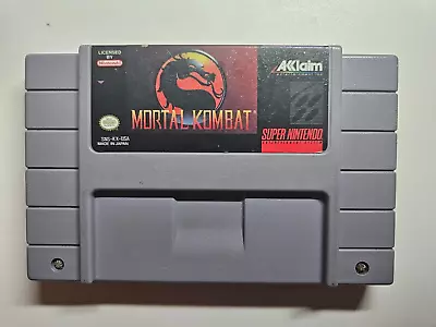 Mortal Kombat Super Nintendo SNES Game Cartridge • $15.99