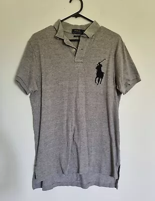Mens Ralph Lauren Grey Polo Shirt Size M • $25