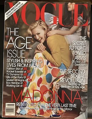 Vogue Magazine USA August 2005 Madonna! Beautiful Photos Of Madonna And Children • $10.79