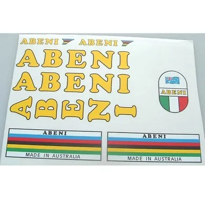 Abeni Or Europa Decals For Vintage Bicycle Sydney One Set Per Sale Choices • $58
