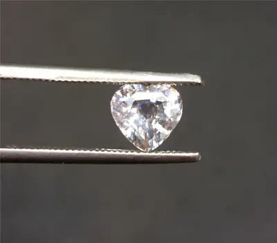 High Hardness HEART CUT WHITE SAPPHIRE LAB-CREATED AAAAA+ LOOSE GEMS 4mm To 10mm • $3.99