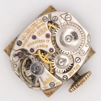 Vintage LeCoultre Caliber 9OLN 17-Jewel Wristwatch Movement • $44