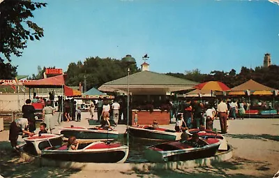 Kiddieland Washington Amusement Park Michigan City Indiana IN C1950 Postcard • $5.95