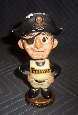 Pittsburgh Pirates 1967 Bobblehead ~ Pirate Mascot Gold Base ~ MLB • $75