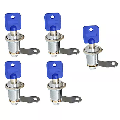 5x 27mm Cam Lock For Pinball Machine Arcade Cabinet Door Cupboard Enclosure Lock • $52.64