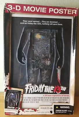  FRIDAY THE 13TH 3-D MOVIE POSTER” 2006 McFARLANE TOYS ⭐️JASON VOORHEES⭐️  • $69.99