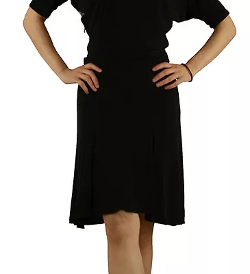 St011 Black (6 Sizes) Women Latin Rhythm Salsa Tango Swing Social Dance Skirt  • $32