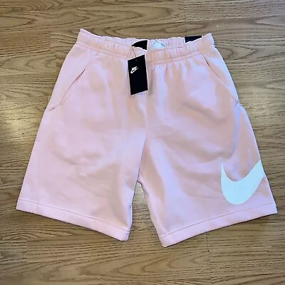 Nike Sportswear Men’s Club Fleece Graphic Shorts Peach Sz Small BV2721-800 • $28.99