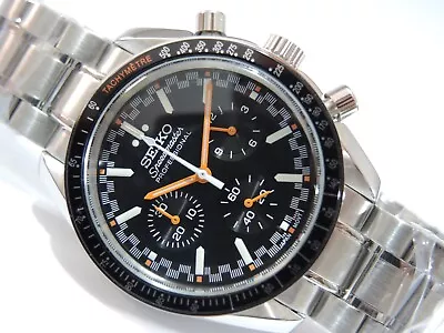 New Chronograph Racing Dial Speedmster With S Logo Stainless Quartz Men's Watch • $289.99