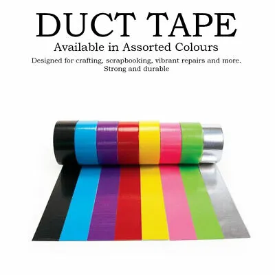 Flat Waterproof Duck Tape Duct Tape Repair Project Crafting Gaffa Gaffer Cloth • £3.99