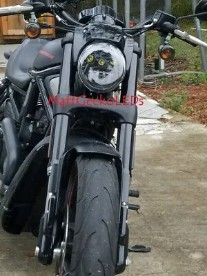 $99 • Buy LED Headlight Harley Davidson V-Rod VRod (BLACK) .......... FAST USA SHIPPING!
