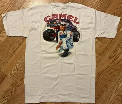 Vintage Joe Camel 90s Motorsports Racing  Pocket T-shirt XL (RARE) W/ Defects • $29.99