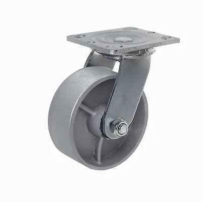 5 X2 Heavy Duty Caster Steel Cast Iron WheelCasterCapacity1000-4000LB • $29.80