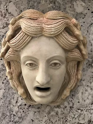 Cast Medusa Sculpture Wall Hanging  Museum Copy Made In Greece • $188.06