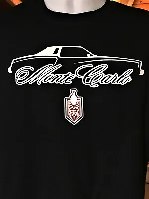 1973 1974 1975 1976 1977 Monte Carlo T-Shirt Car Silhouette 73 74 75 76 77 • $21.98