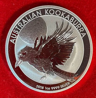 2018 Australian Kookaburra $1 Brilliant Uncirculated 1 Oz .9999 Silver Coin • $37.95