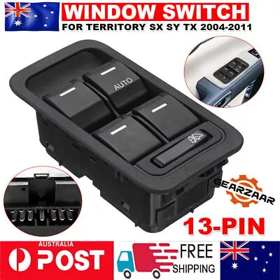 Electric Master Power Window Switch For Ford Territory SX SY TX Non-Illuminated • $24.15