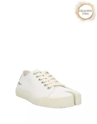 RRP €520 MAISON MARGIELA Canvas Tabi Toe Sneakers US5 UK2 EU35 Low Top Lace Up • $14.31