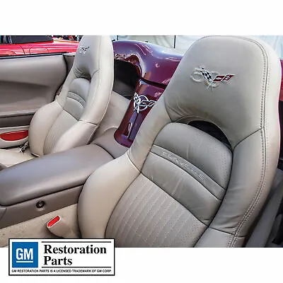 Corvette C5 Leather Seat Covers Shale 50th Anniversary Sport 2003 • $1356.99