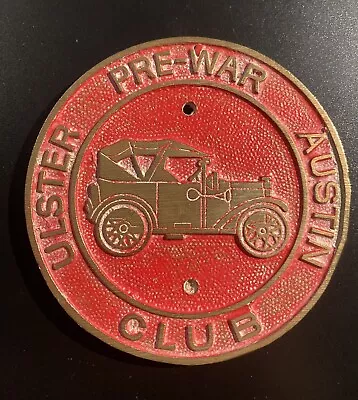 Ulster Pre War Austin Club Classic Car Badge • £30