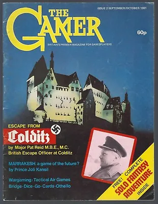 The Gamer Magazine #2 1981 Gaming Escape From Colditz Othello Marrakesh Warlock • $10.95