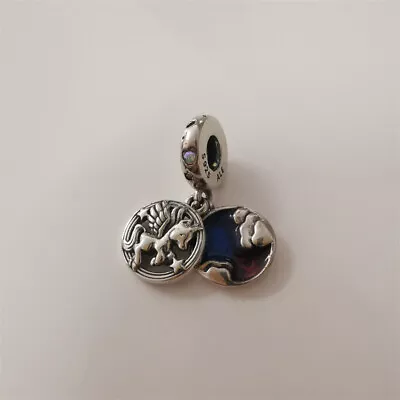 PANDORA Pendant 925 Magical  Double Unicorn Charm • £25