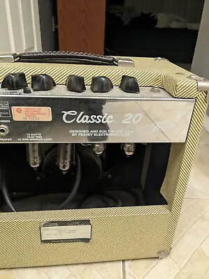 Peavey Classic 20 Vintage Tube Guitar Amplifier USED Amp Excellent Condition. • $400