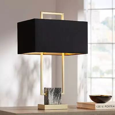 Carl Modern Table Lamp 24 3/4  High Gold Metal For Bedroom Living Room Bedside • $99.99