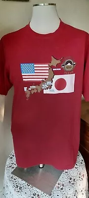 Vintage Japan USA Tshirt Air Bases L • $15