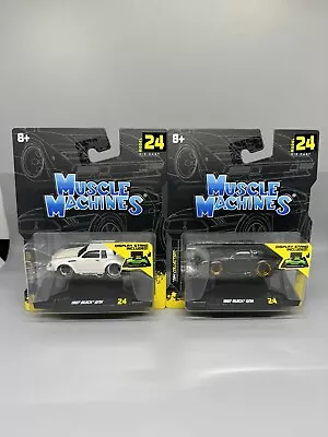 Muscle Machines Series 4 #24 1987 Buick GNX Black Chase & White Common Set New • $19.95