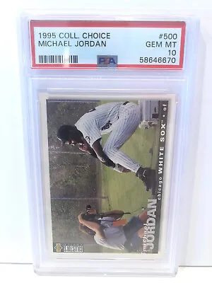 1995 Upper Deck Collector's Choice Michael Jordan PSA 10 #500 GEM MT • $299.77