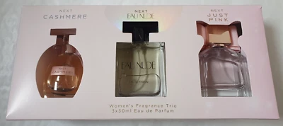 £19.99 • Buy Set Of 3 Just Pink, Cashmere, Eau Nude, 3 X 30ml  Eau De Parfum Perfume Gift Set