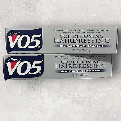 2 X VO5 Conditioning Hairdressing Gray/White/Silver Blonde Hair - 1.5oz • $29.99