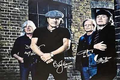 AC/DC Brian Johnson Beautiful 7X5 Band Signed Ready To Frame Photo • £5.99