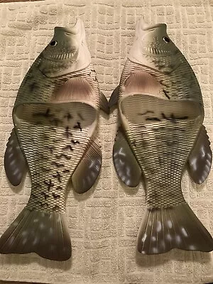 Mens Fish Flip Flop Slippers Size 10/10.5 • $14