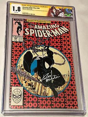 Amazing Spider-Man #300 CGC Graded Signed Todd McFarlane & David Michelinie • $419.99