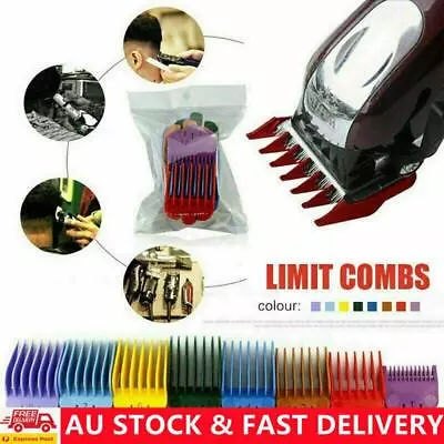 8-10X Wahl Attachment Hair Clipper Guide Limit Comb Blades Trimmer Guards • $10.59