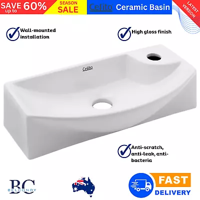 Cefito Ceramic Bathroom Basin Vanity Sink Above Counter Bowl Unit White AU • $66.22