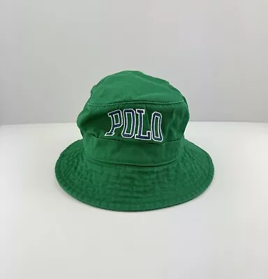 Polo Ralph Lauren Men's Spell Out Bucket Hat Beach Cap Size S/M • $34.99