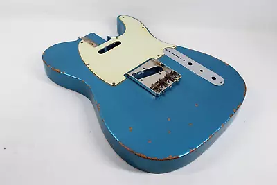 MJT Official Custom Vintage Aged Nitro Guitar Body Mark Jenny VTT Placid Blue • $167.50