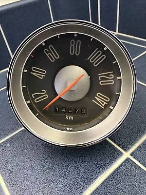 Vintage VW 1963 Type 3 KM Fastback Squareback Notchback Speedometer VDO 1964 • $112.50