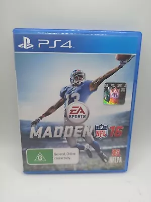 PS4 - Madden 16. Like New. Region 4. Free Postage  • $14.95