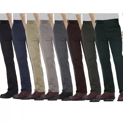 Dickies Men's 874 Pants Classic Original Fit Work School Uniform Straight Leg • $39.88