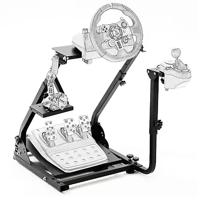 Marada Racing Simulator Steering Wheel Stand Fit Logitech G29 G920 G923 T80 T150 • £69.99